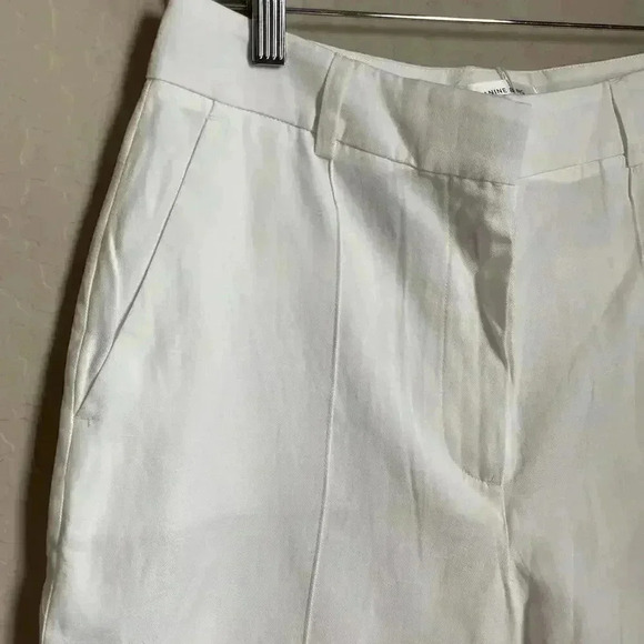 ANINE‎ BING Mila High Waisted Shorts White - Picture 11 of 12